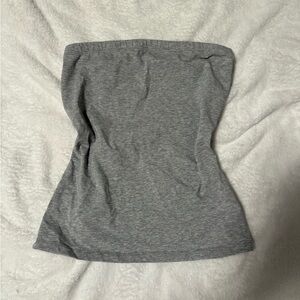 Gray Tube Top